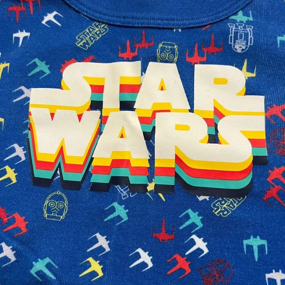 Hanna Andersson Sz 90 (3Y) Star Wars Short John Pajamas